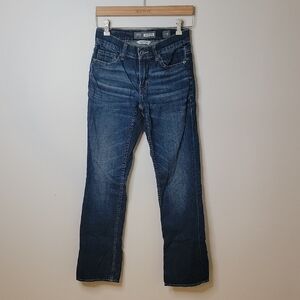 Aiden Dark Blue Bootcut Jeans BKE BUCKLE